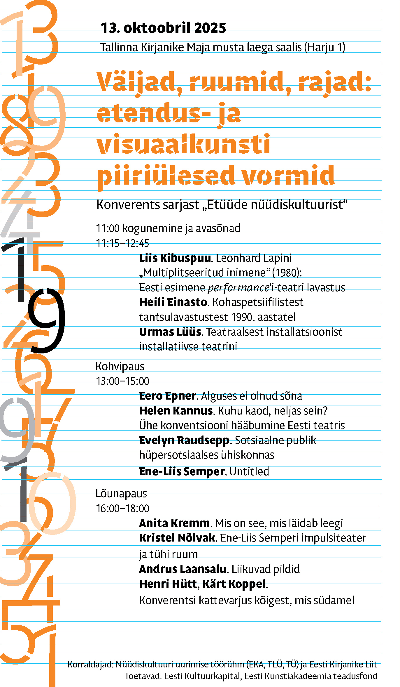 Väljad, ruumid, rajad: etendus- ja visuaalkunsti piiriülesed vormid